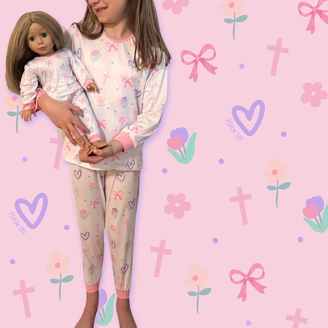 *NEW* Girl & Doll Matching Pajamas