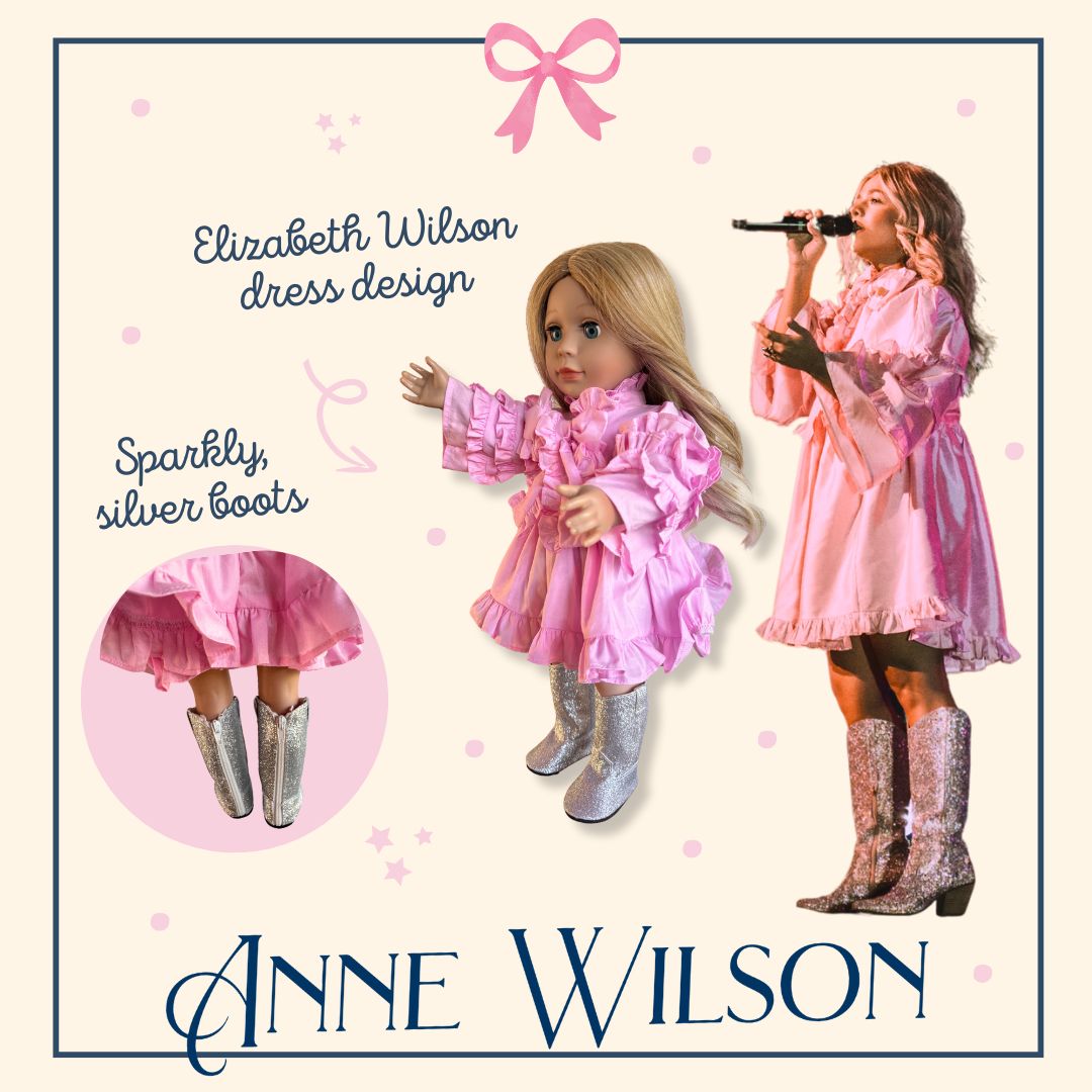Anne Wilson 18-Inch Doll Dress & Boots  Faith Friends Co.