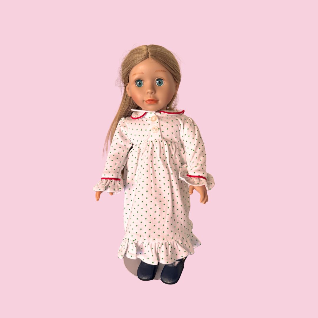 DOLL ONLY- Christmas Gown