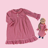 NEW Girl & Doll Christmas Gowns
