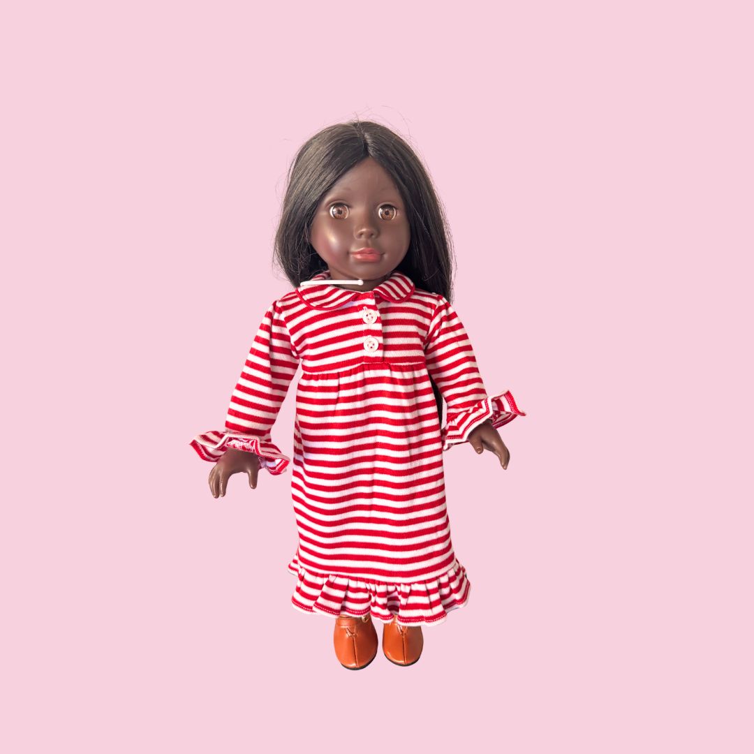 DOLL ONLY- Christmas Gown