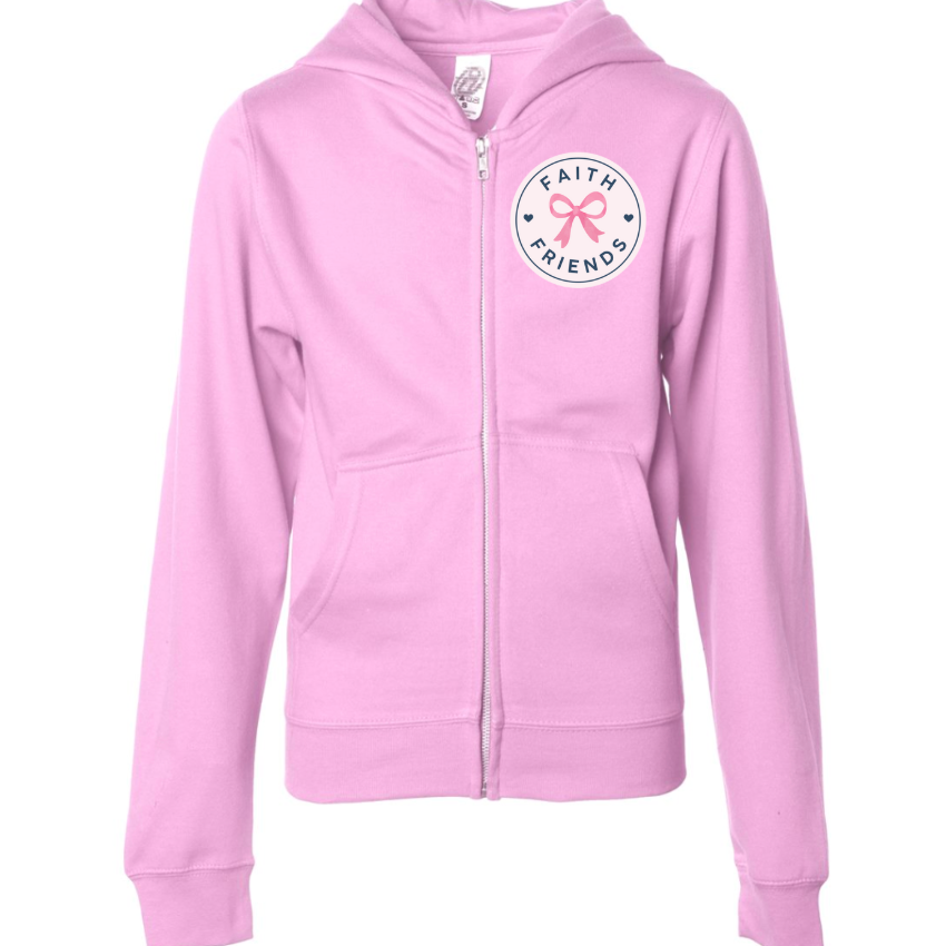 Faith Friends Zip Hoodie