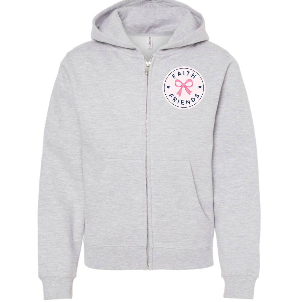 Faith Friends Zip Hoodie